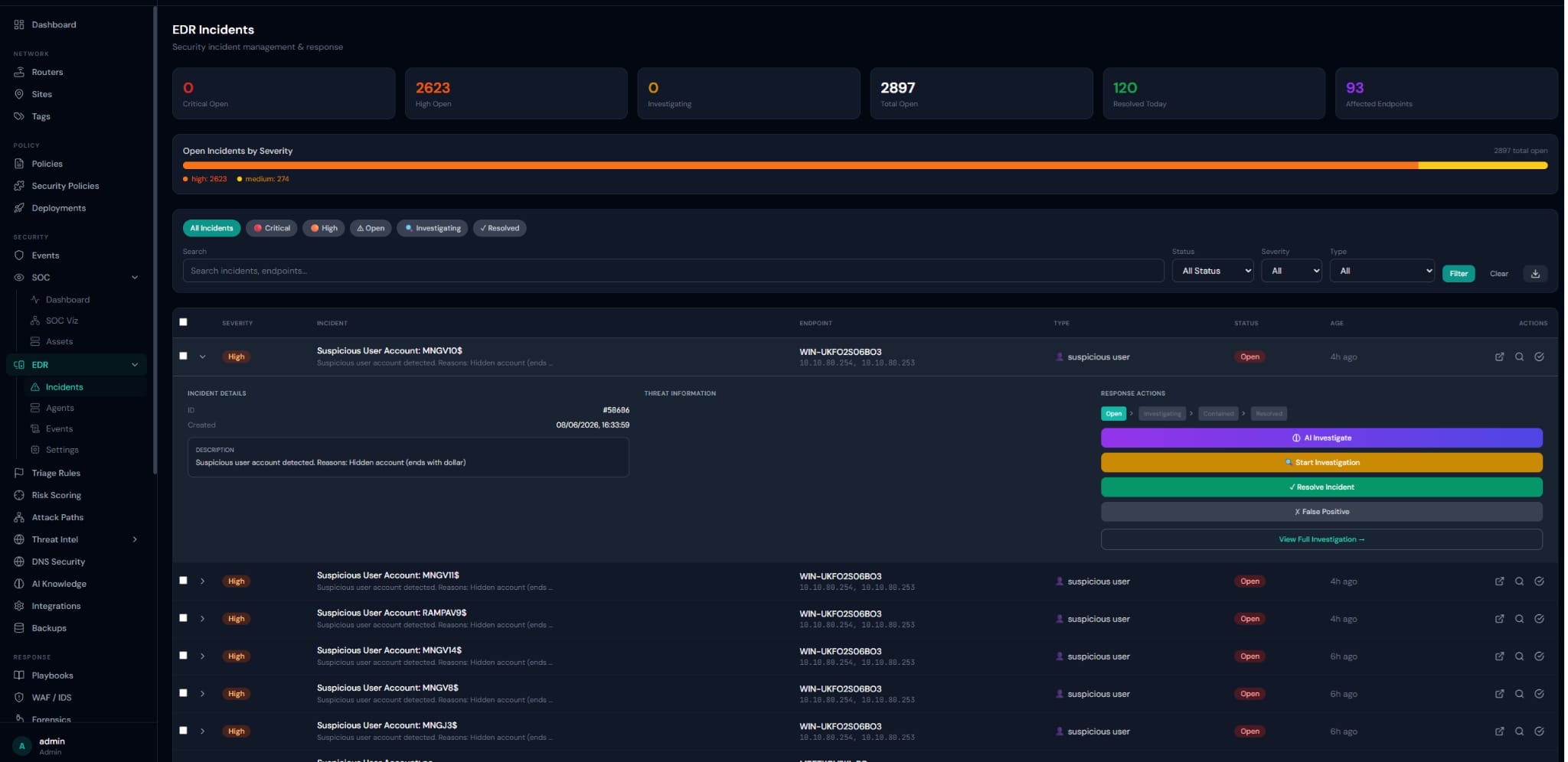 SOC Dashboard